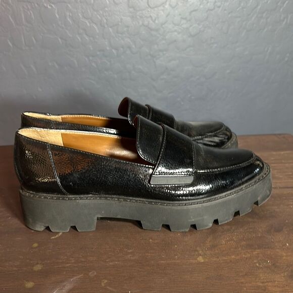 Black Leather Loafers - Picture 3 of 7